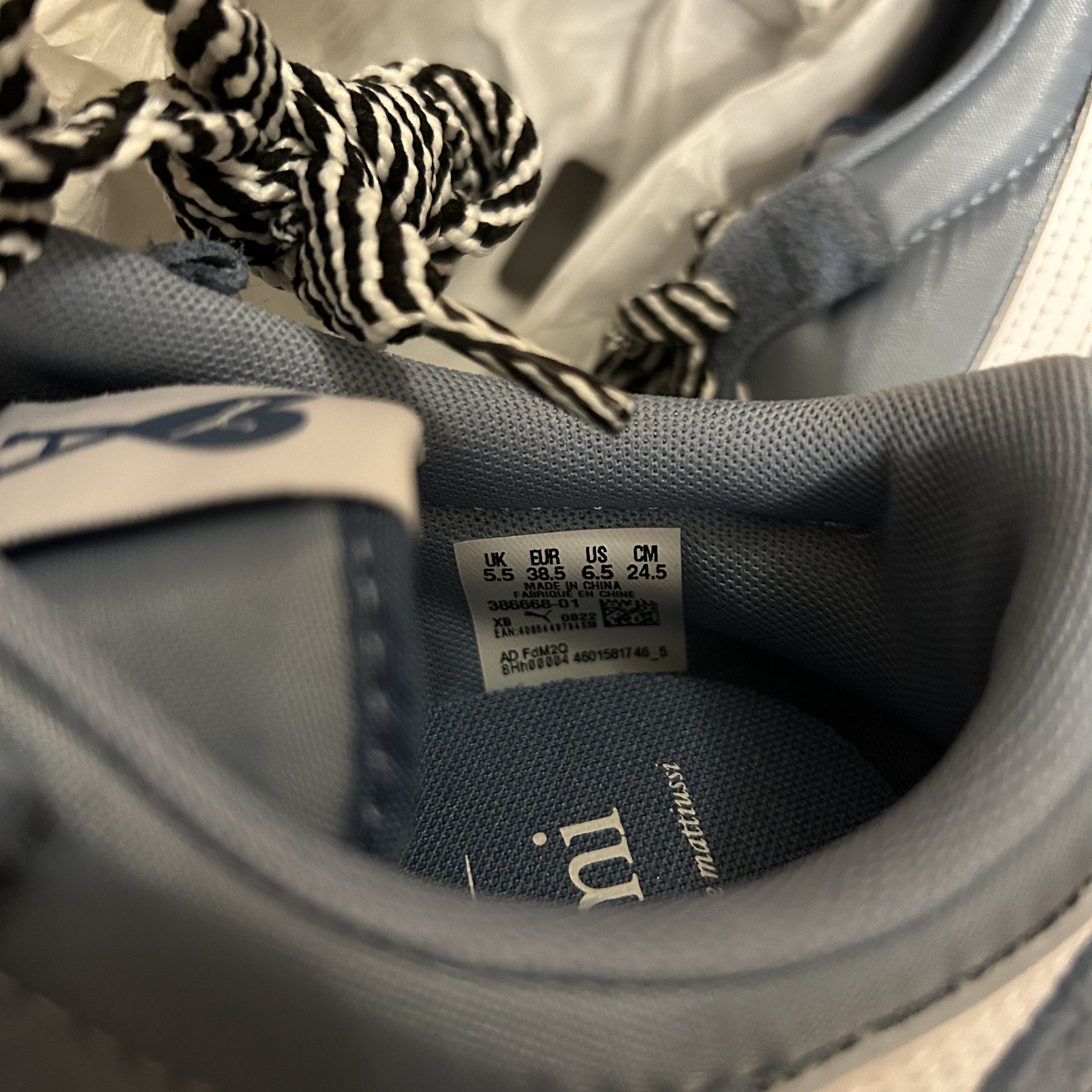 AMI × Puma PUMA x AMI Rider FV Sneakers, Size: 38.5 EU / 6.5 US Size US 6.5 / EU 39-40 - 3 Thumbnail