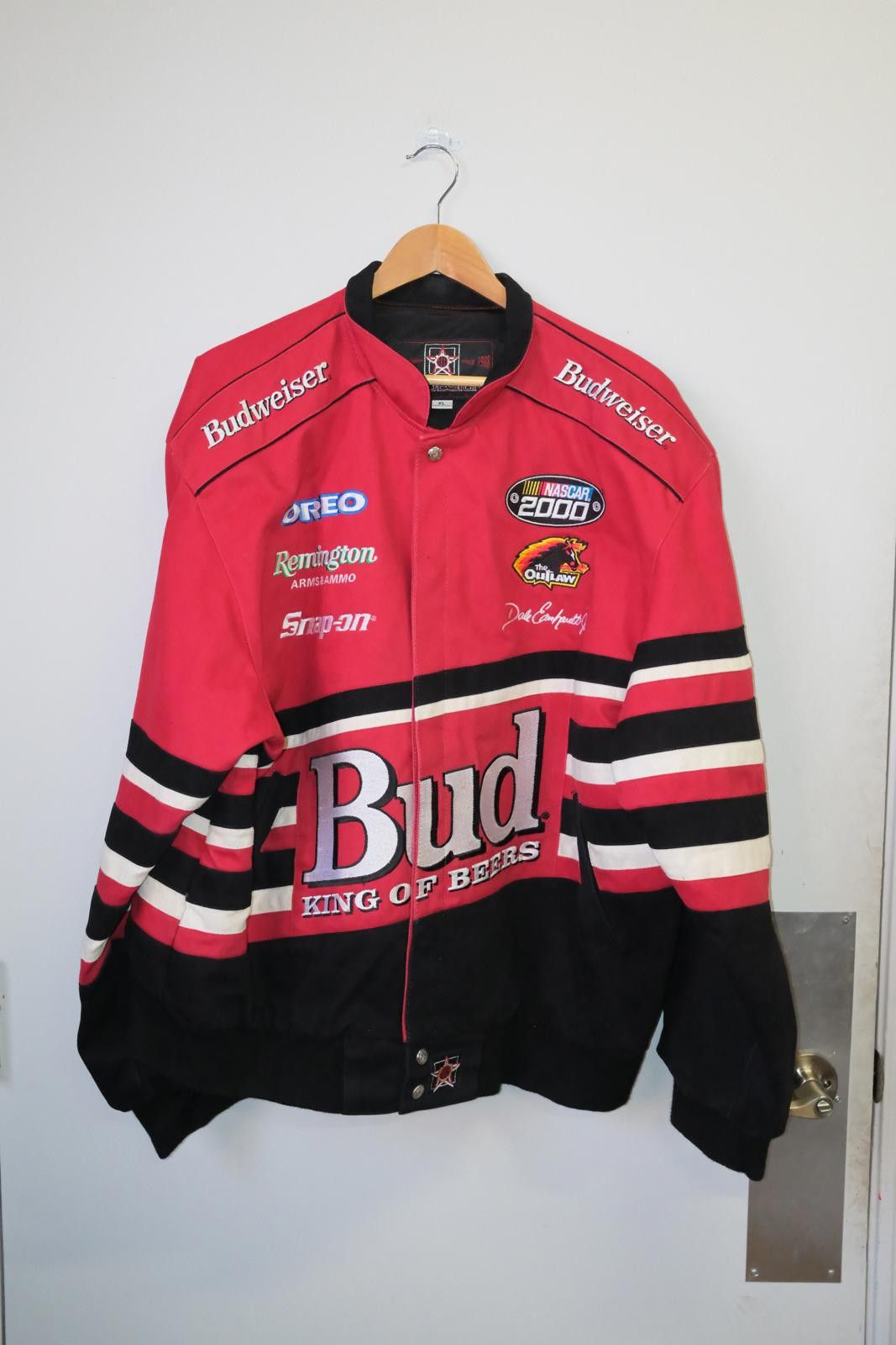 00's JH Design Bud King of Beers Nascar 2000 Racing Jacket