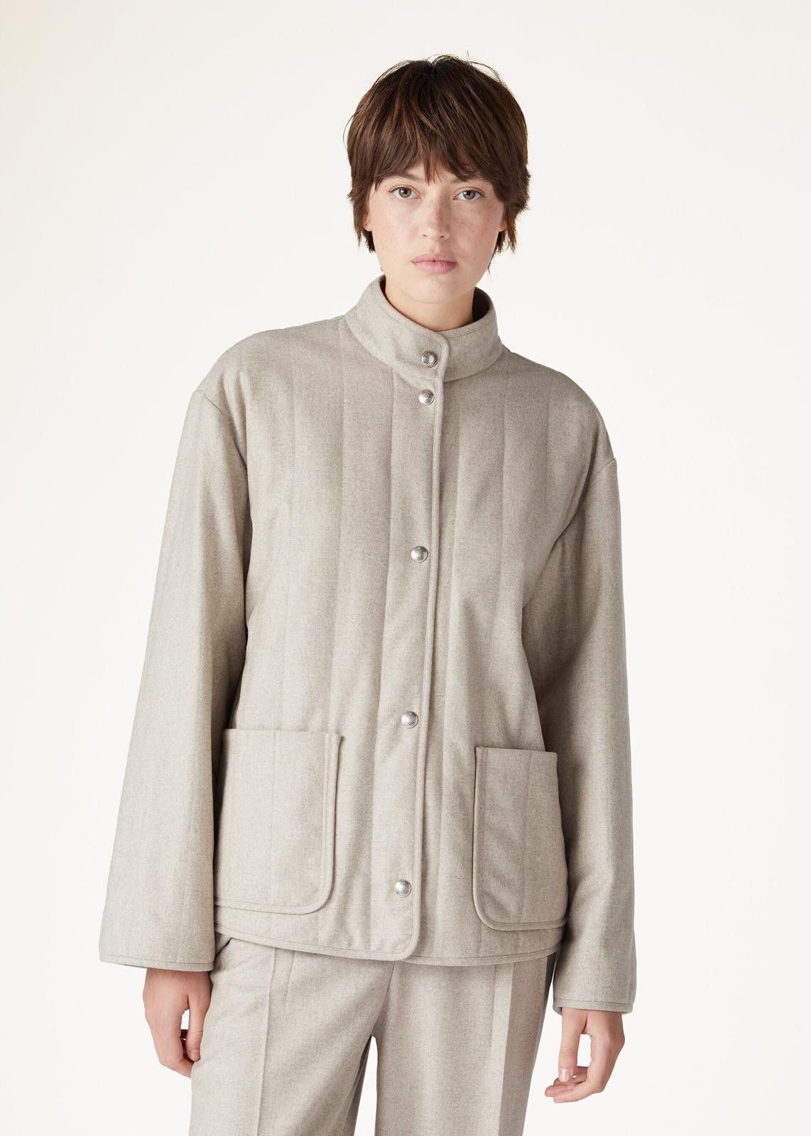 Loro Piana o1srvl11e0125 FAO0555 Briag Jacket in Beige Size S / US 4 / IT 40 - 5 Thumbnail