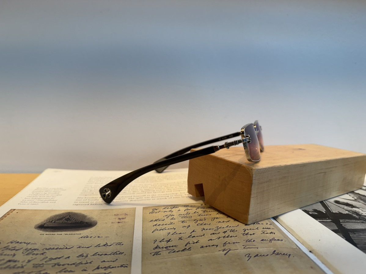 Chrome Hearts Chrome Hearts AXE Glasses - Wood + Sterling - Rare Size ONE SIZE - 12 Thumbnail