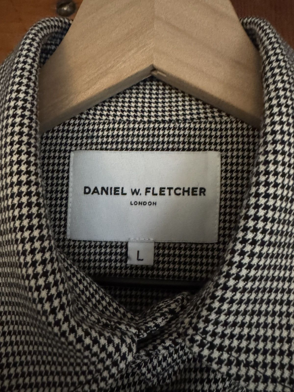 Daniel fletcher herringbone over shirt