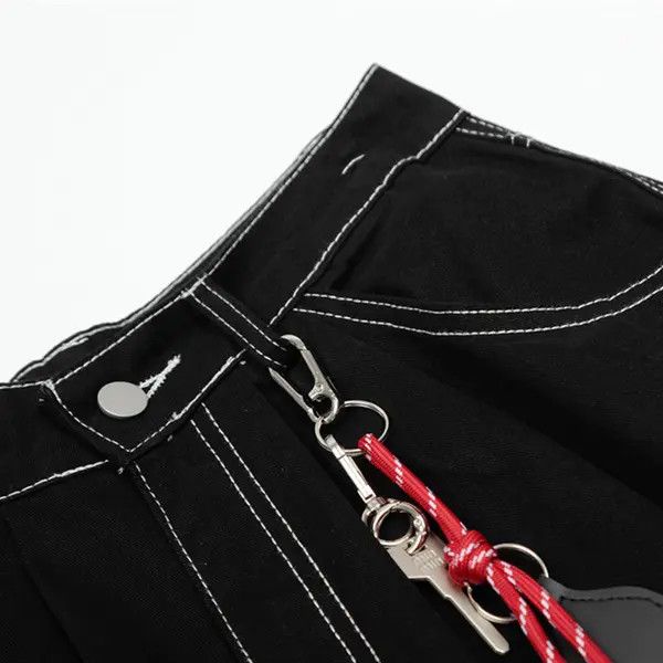 Japanese Brand Hin Street American workwear metal multi-pocket denim shorts Size US 32 / EU 48 - 3 Thumbnail