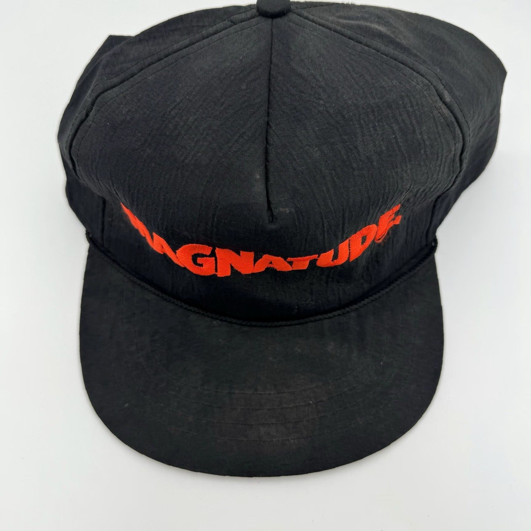 Etro VINTAGE Snapback Hat Magntuade Promo Cigarette Black Nylon Spelletout 90s Retro 80s Men Adjustable Baseball Cap Black Mens Size ONE SIZE - 3 Thumbnail