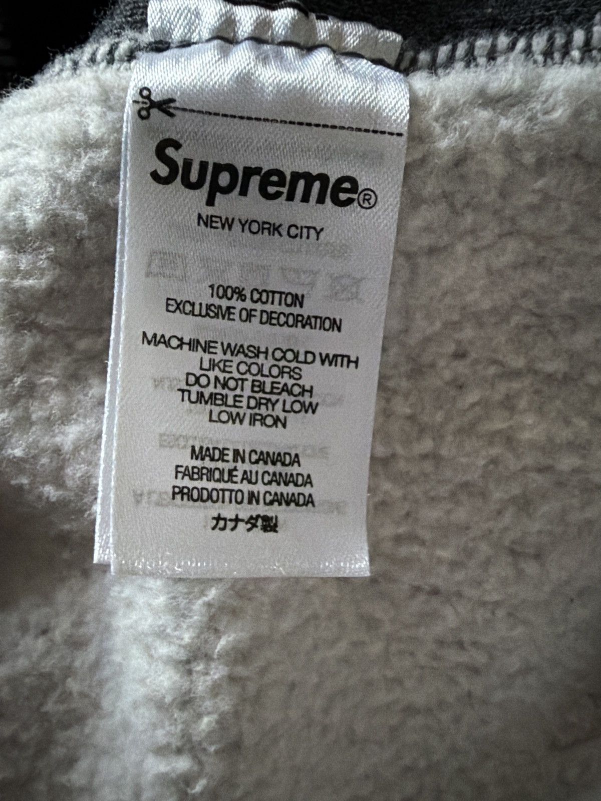 Supreme Gray Supreme Hoodie • Pink Logo Size US L / EU 52-54 / 3 - 5 Thumbnail
