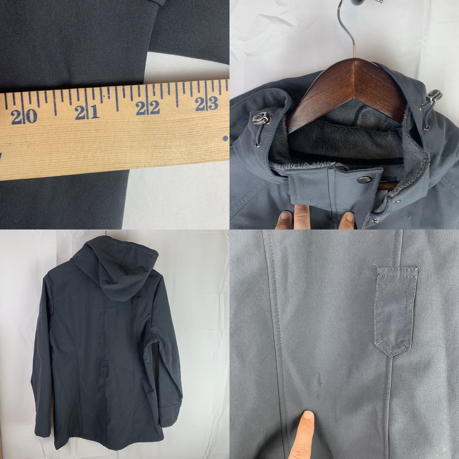 Vintage GERRY Woman’s Gray Full Zip Coat Jacket Special Edition Large Removable Hood Jacket Women L Gray Hooded Outdoor Classic Shell Basic Size L / US 10 / IT 46 - 9 Thumbnail
