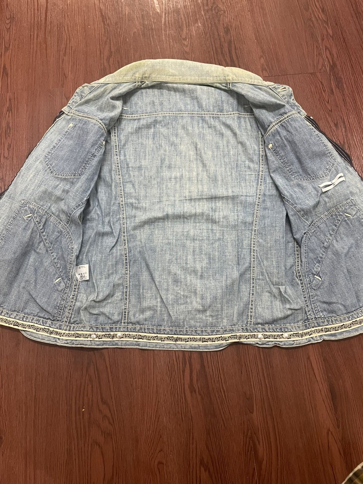 Number (N)ine Number(N)ine Denim Zip Up Jacket Size US M / EU 48-50 / 2 - 5 Thumbnail