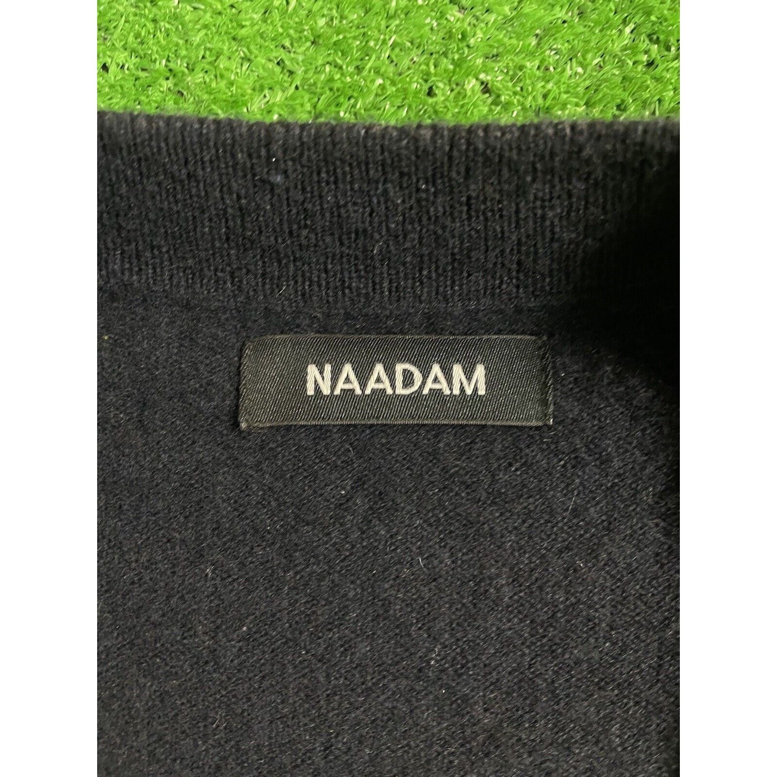 NAADAM NAADAM Premium Luxury Cashmere Large Blue Cardigan Sweater Size US L / EU 52-54 / 3 - 3 Thumbnail