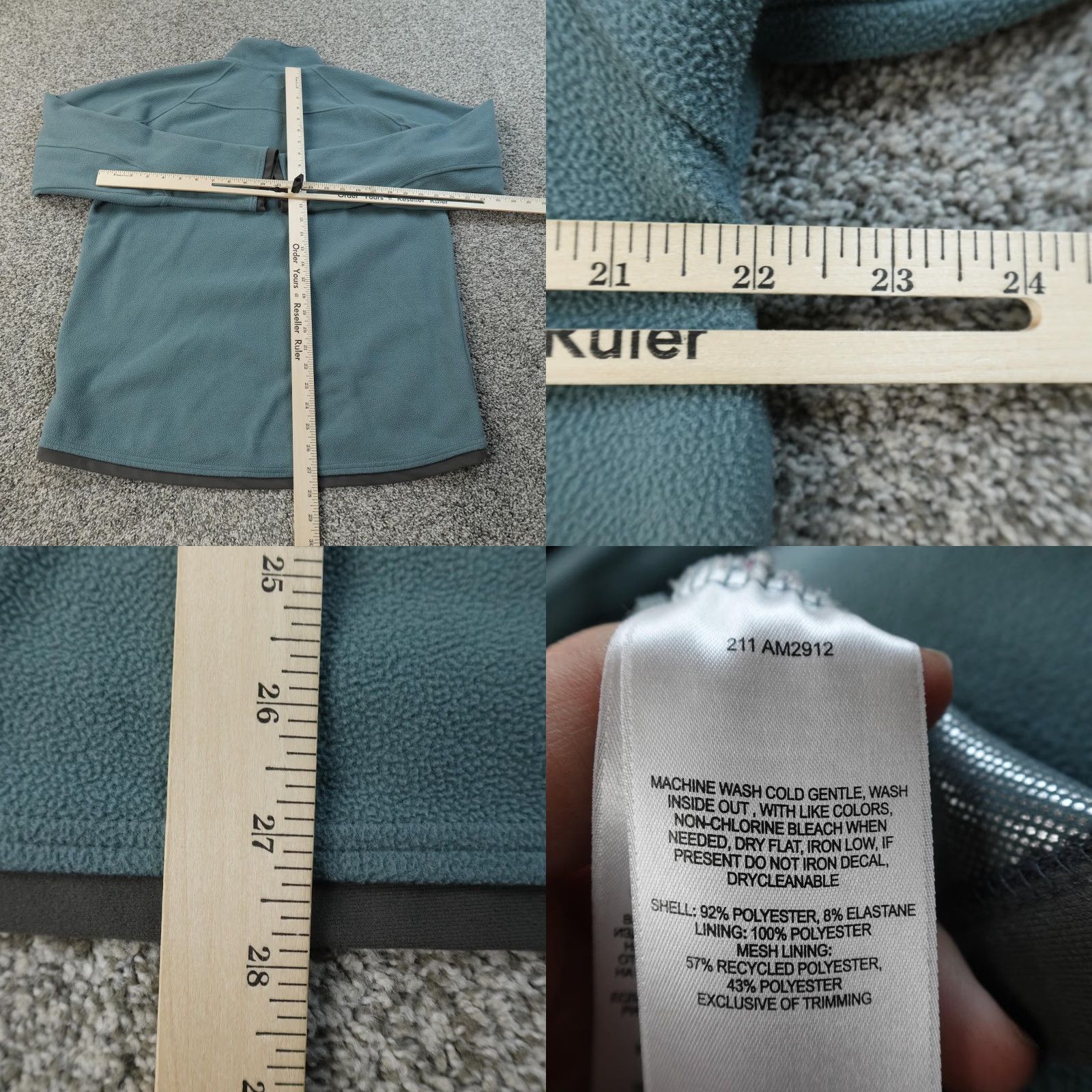Vintage Columbia Jacket Mens L Blue Titanium Omni-Heat 1/4 Zip Fleece Hiking Windbreaker Thermal Velcro Pockets Zippered Pockets Size US L / EU 52-54 / 3 - 8 Thumbnail