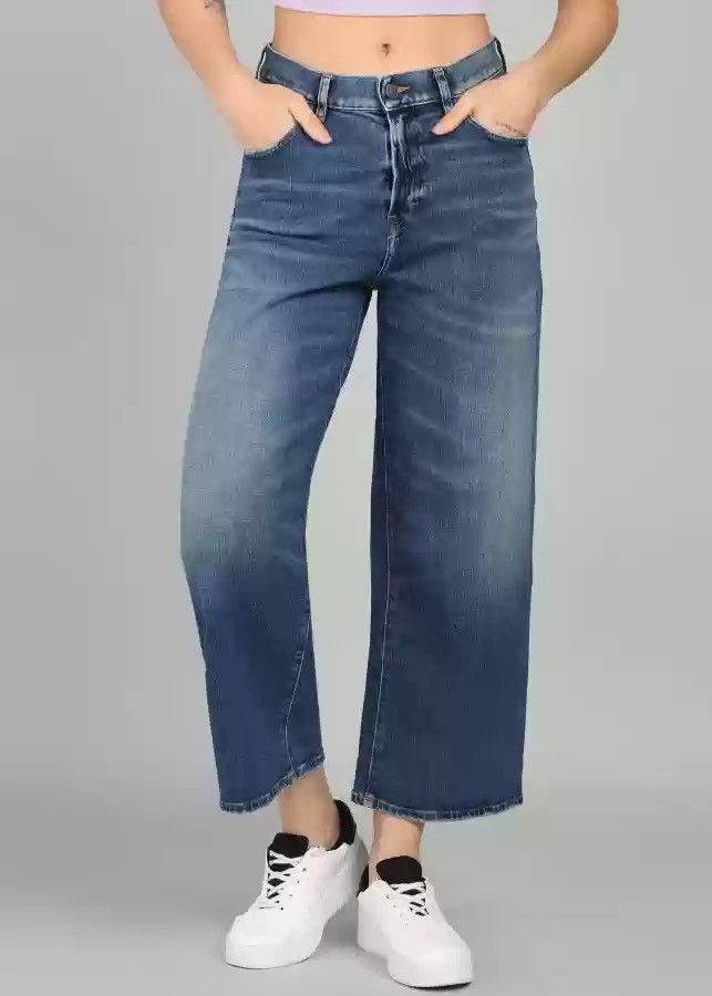 Blue Blue Japan × Japanese Brand × Market Blue Blue Japan Selvedge Wide Leg Baggy Jeans Size 29" - 12 Thumbnail