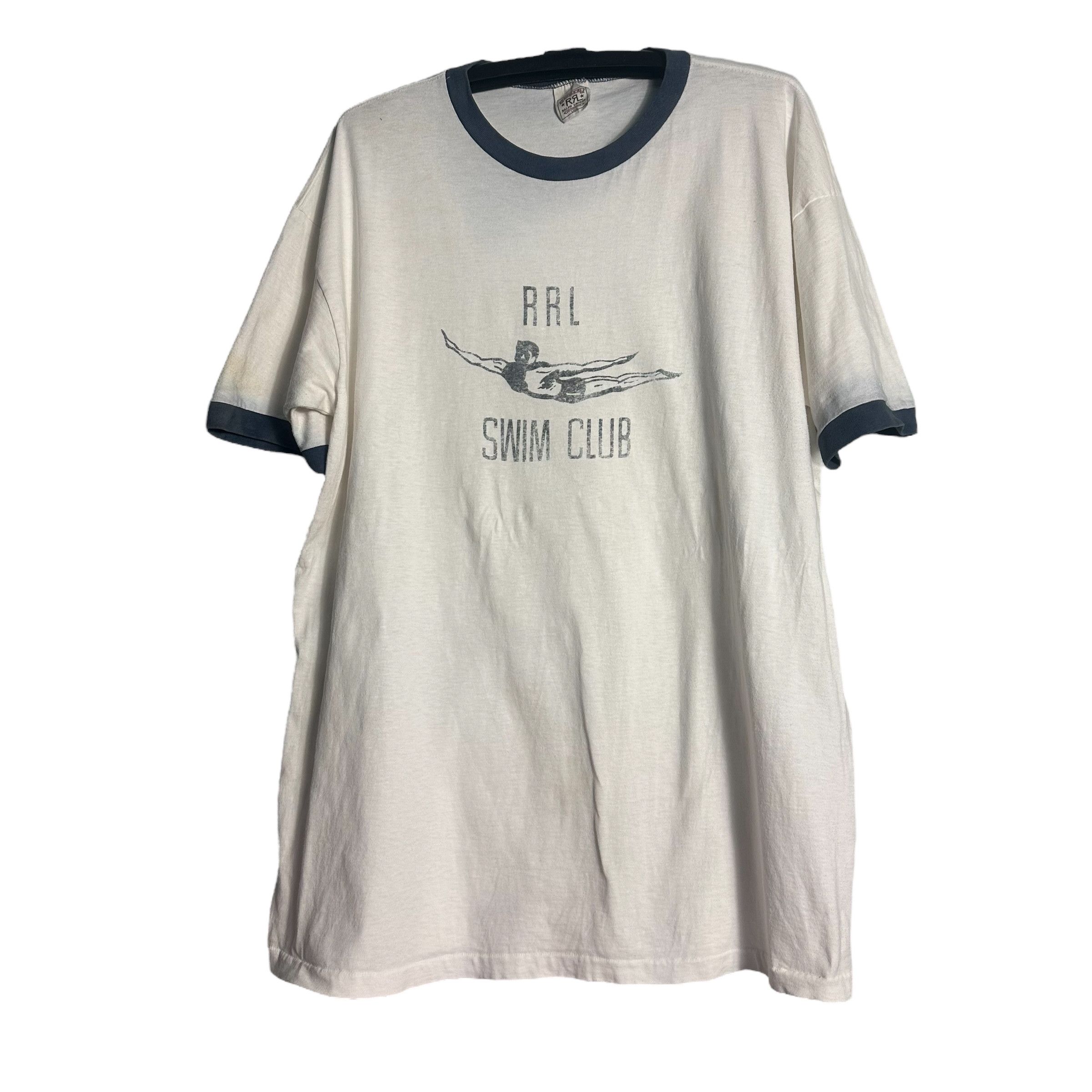 🔥RARE🔥Vintage 90s RRL Ralph Lauren Swim Club T-shirt