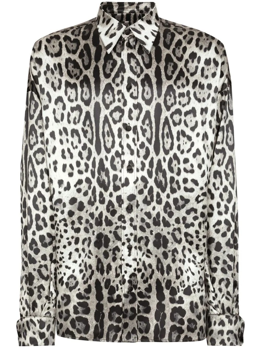 Other Leopard-Print Shirt – Grey Size US M / EU 48-50 / 2 - 1 Thumbnail