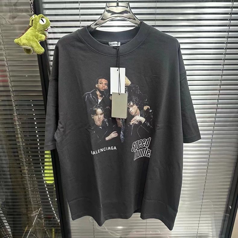 Balenciaga Balenciaga Band Short Sleeve Size US S / EU 44-46 / 1 - 1 Thumbnail