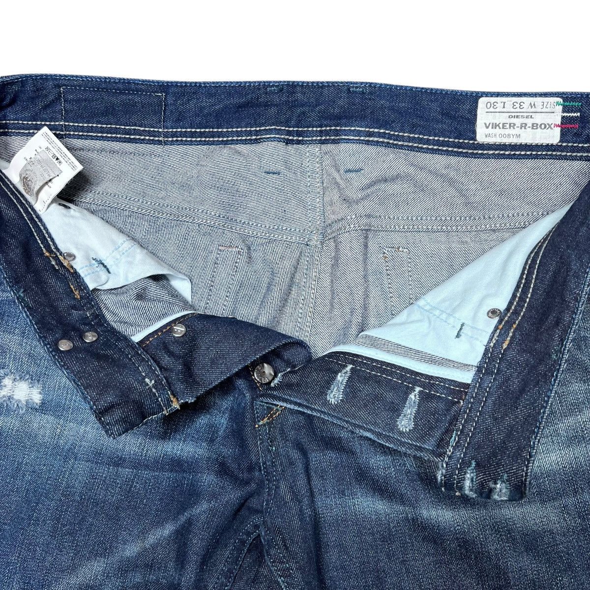 Designer × Diesel Diesel Jeans Viker R Box Wash 008YM Italy Made Denim Pants Size US 34 / EU 50 - 4 Thumbnail