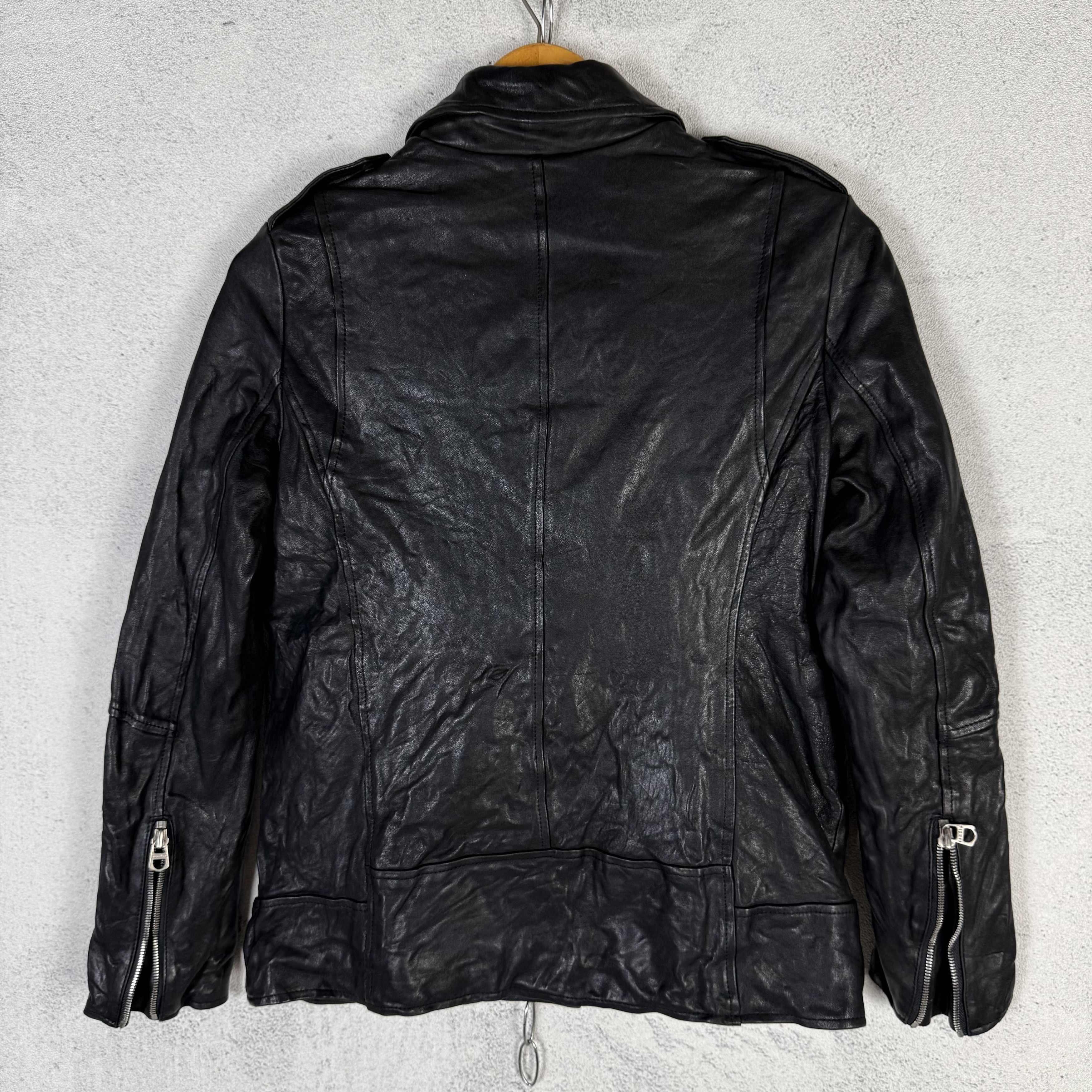 Sandro Sandro Leahter Biker Jacket Size US XS / EU 42 / 0 - 4 Thumbnail