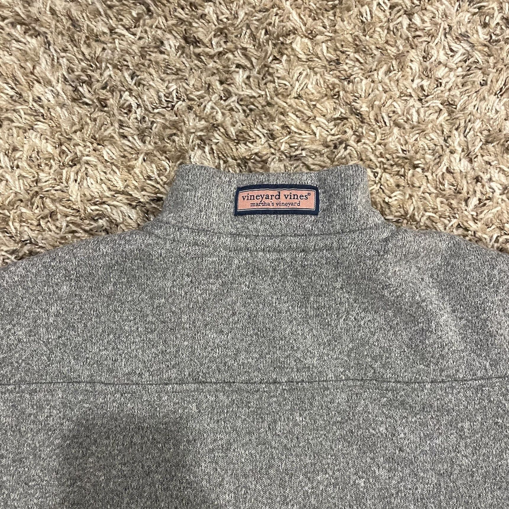 Vineyard Vines Vineyard Vines Shep Shirt 1/4 Zip Sweatshirt S Gray Fleece Men Pullover Size US S / EU 44-46 / 1 - 5 Thumbnail