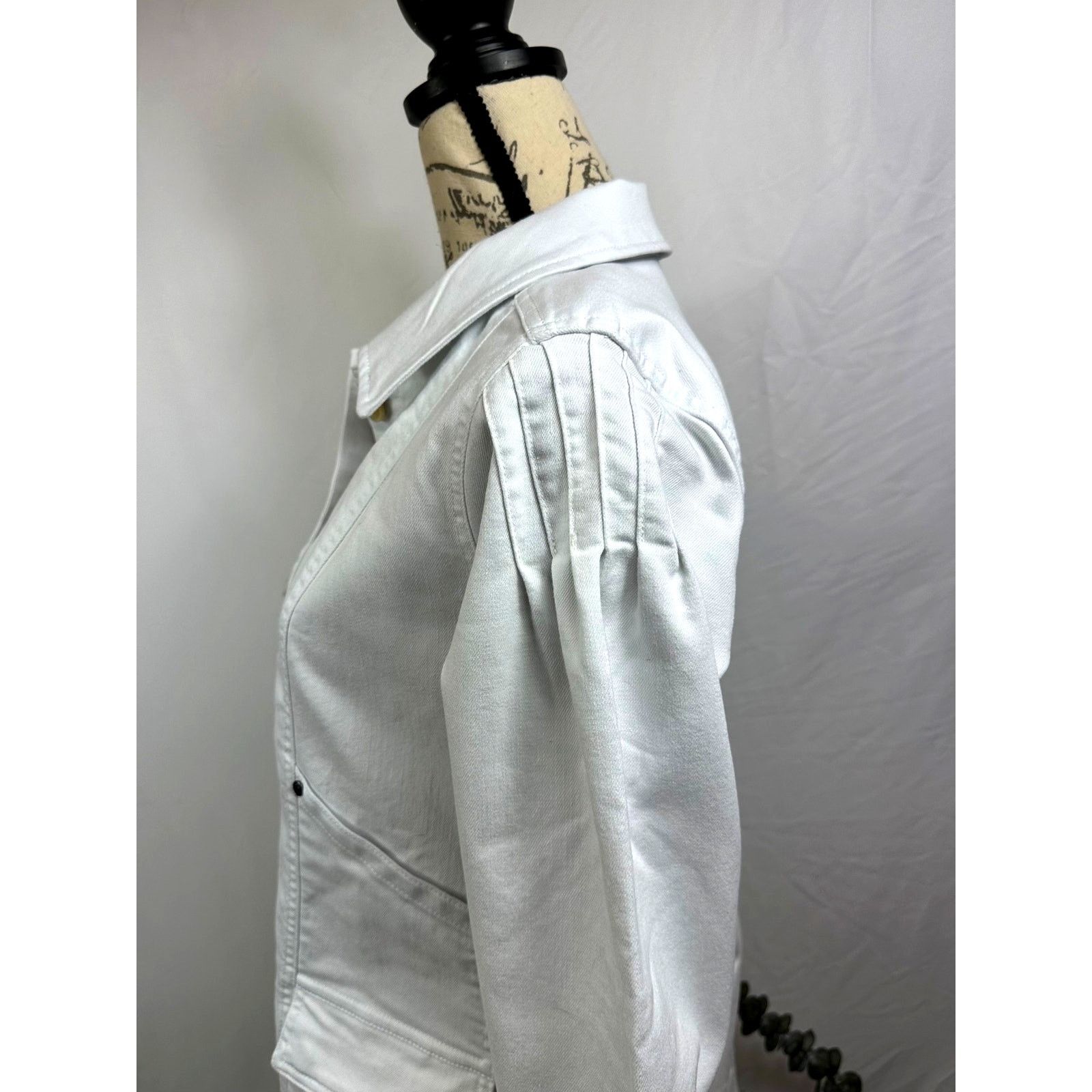 Other Anybody Stretch Twill Utility Jacket Crisp White XS Size XS / US 0-2 / IT 36-38 - 8 Thumbnail