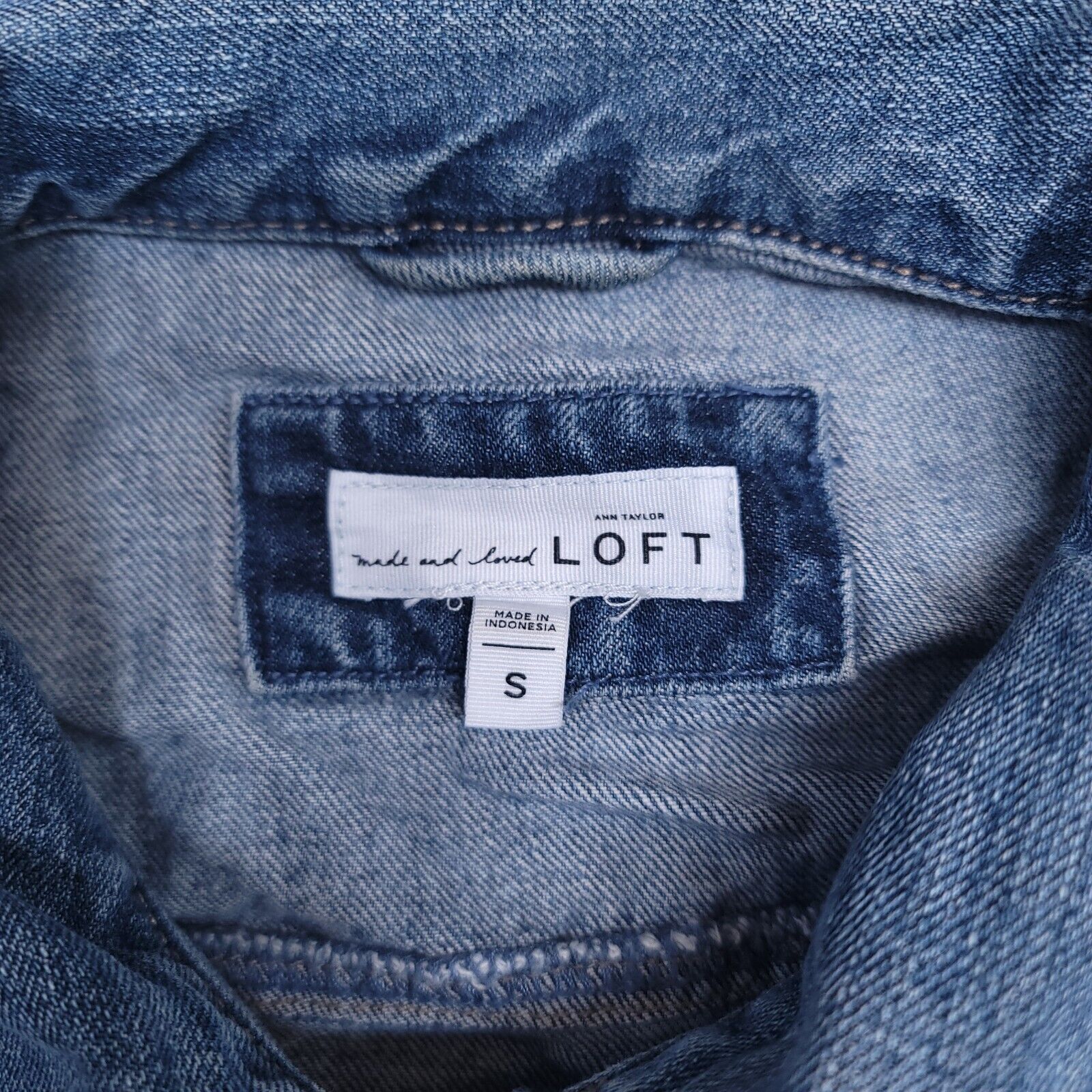 Loft Loft Casual Button Up Denim Jacket Womens Size S Blue Size S / US 4 / IT 40 - 3 Thumbnail