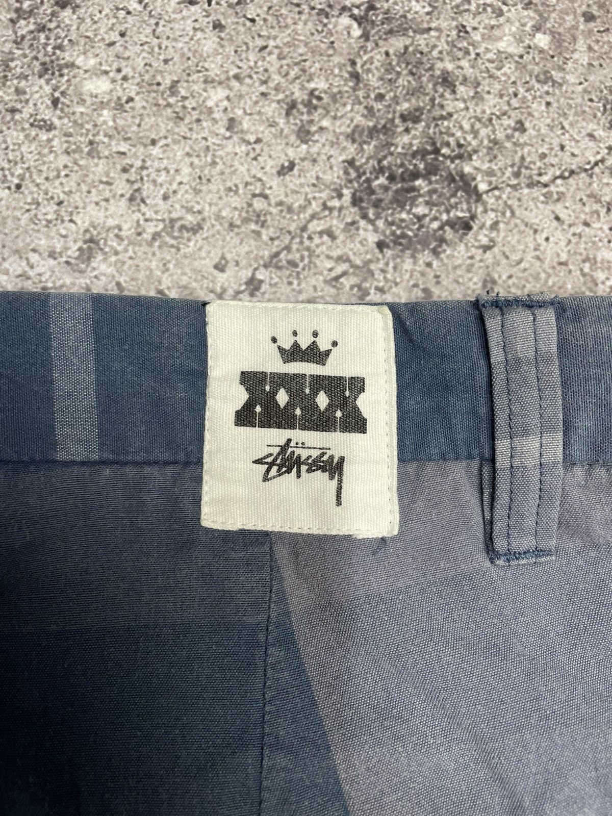 Stussy Vintage Stussy Cargo Shorts Striped Faded Effect 00s Size US 34 / EU 50 - 4 Thumbnail