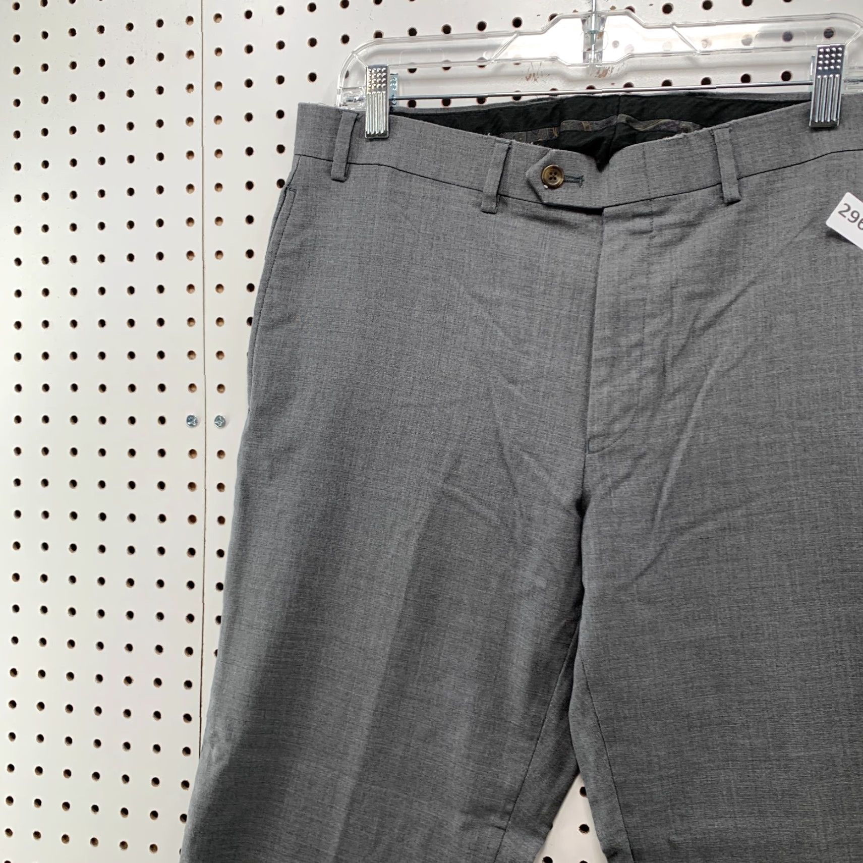 Ralph Lauren Lauren Ralph Lauren Dress Pants Mens 36x28 Gray Total Comfort Flat Front 29 Inseam Mens Pants Size US 36 / EU 52 - 5 Thumbnail