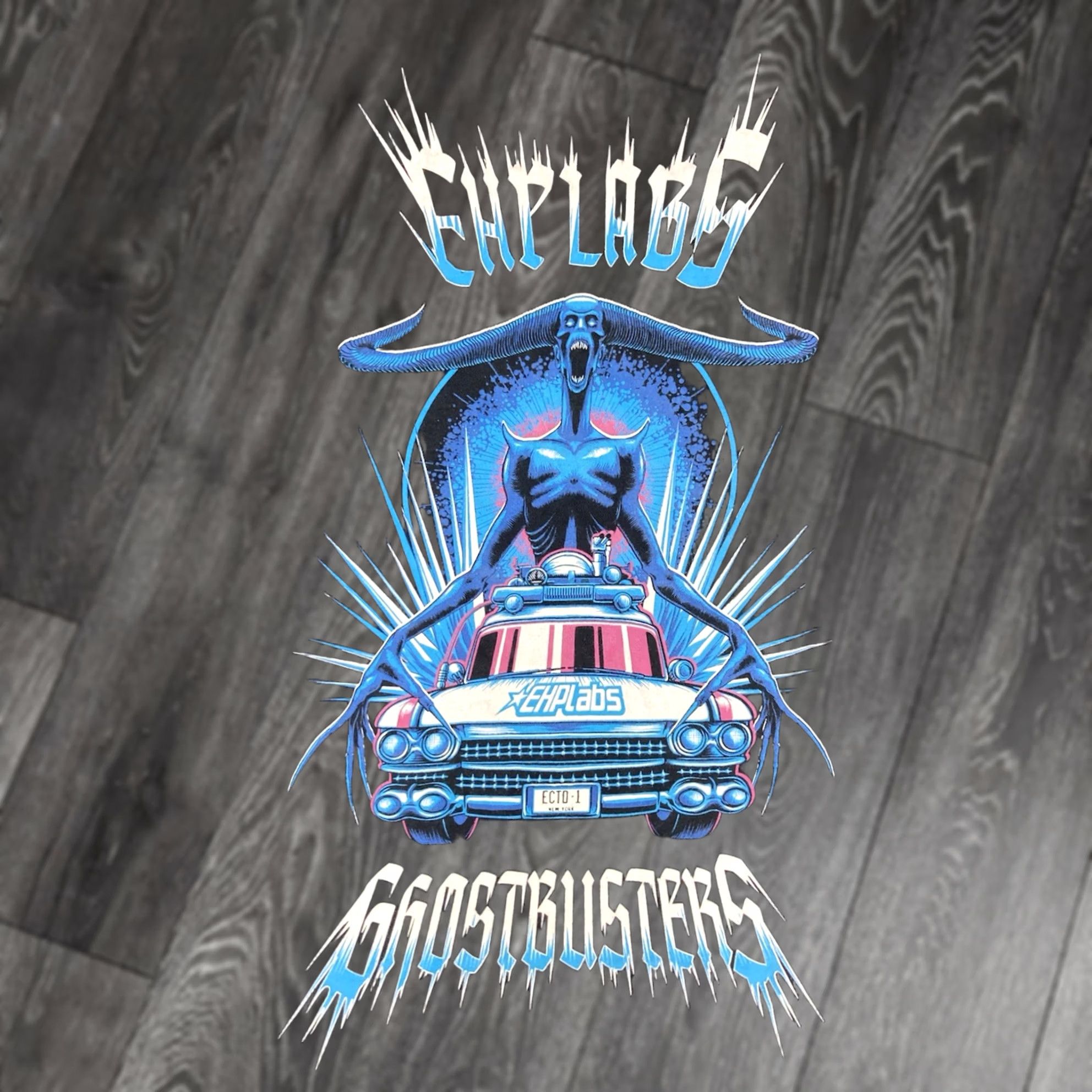 Vintage VINTAGE ehp labs Ghostbusters Graphic T-shirt Men XL Black Size US XL / EU 56 / 4 - 1 Thumbnail