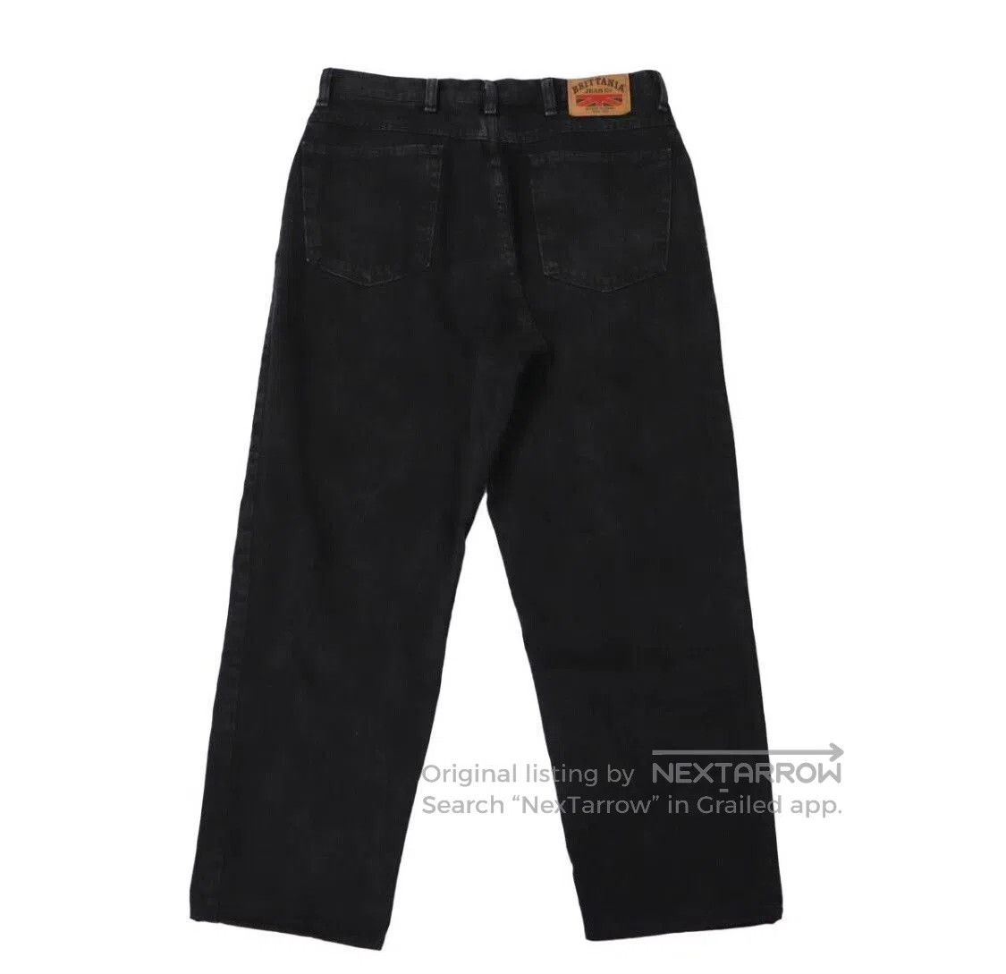 Porter Classic Vintage Brittania Black Jeans from the 90s. Size US 28 / EU 44 - 3 Thumbnail