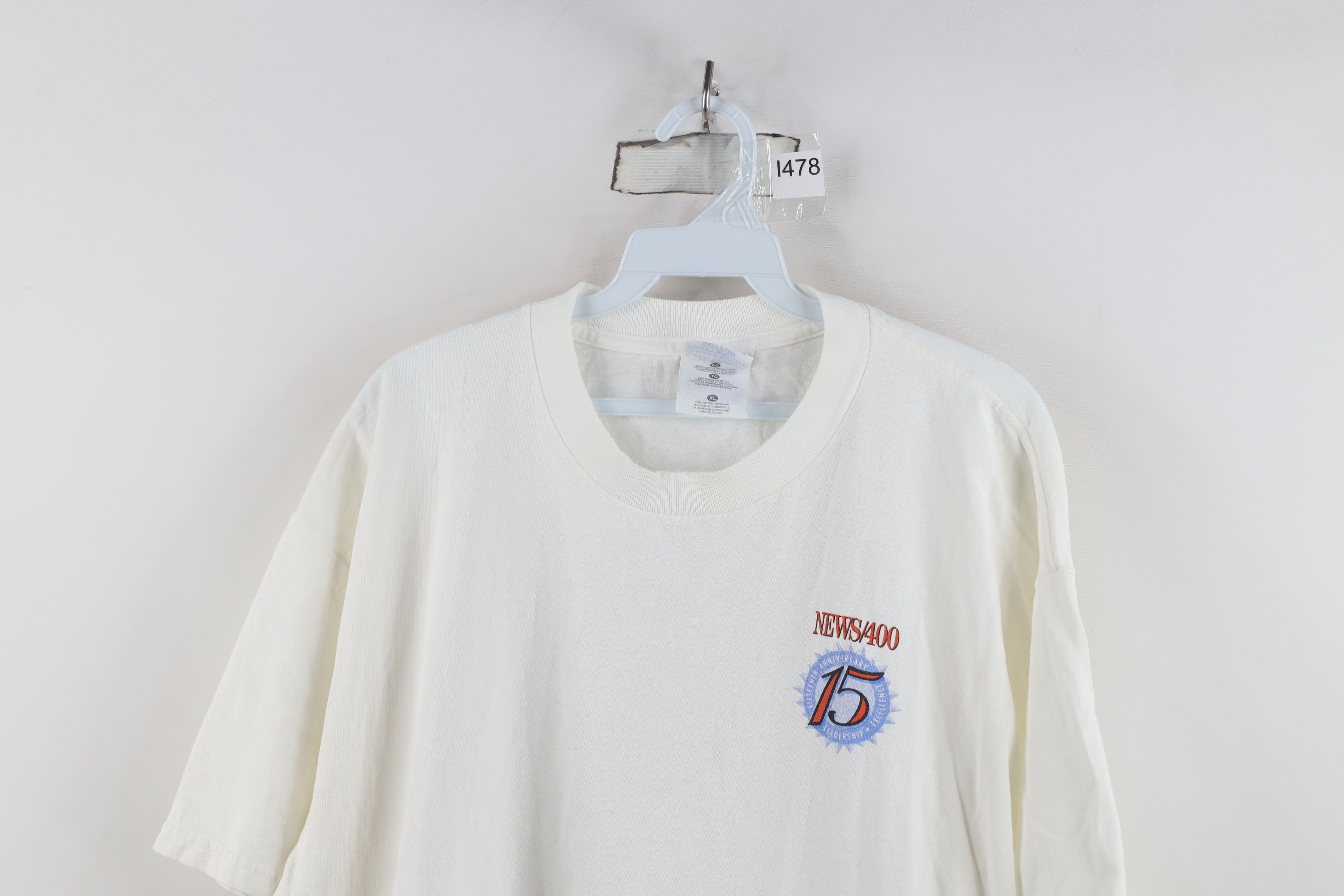 Vintage Vintage 90s News 400 So Good It Blows Your Mind T-Shirt Size US XL / EU 56 / 4 - 2 Thumbnail