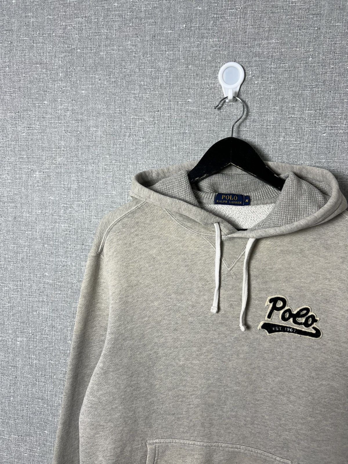 Polo Ralph Lauren Polo Ralph Lauren Grey Sun Faded Basic Hoodie Logo Size US M / EU 48-50 / 2 - 2 Thumbnail