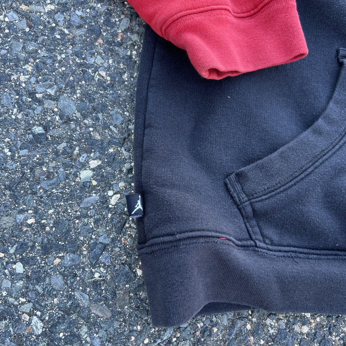 Jordan Brand Jordan Spell Out Zip Up Hoodie Sweatshirt Red Black Size US L / EU 52-54 / 3 - 7 Thumbnail