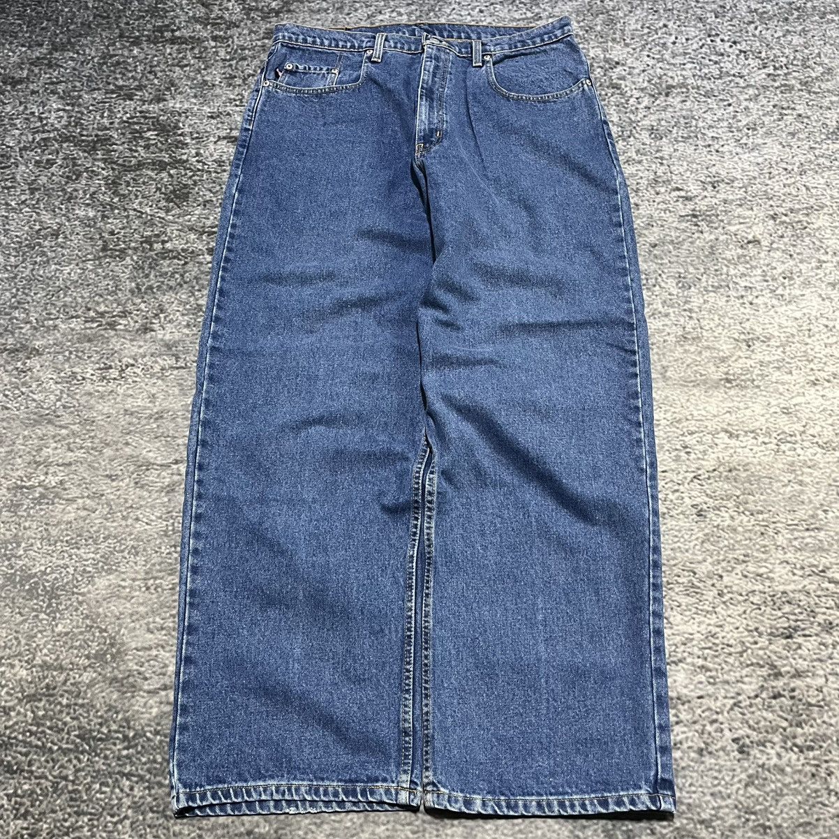 Polo Ralph Lauren VINTAGE Y2K POLO RALPH LAUREN BAGGY WIDE LEG SKATER JEANS Size US 36 / EU 52 - 2 Thumbnail