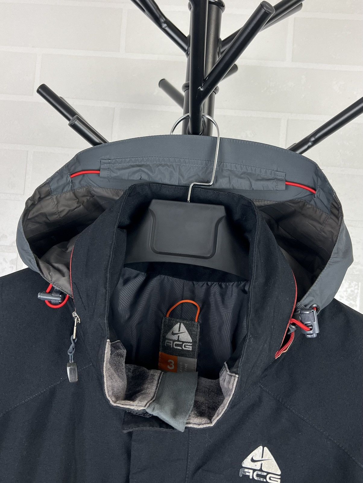 Nike ACG NIKE ACG Jacket Waterproof Gore Tex 2 Logos Vintage Black Size US M / EU 48-50 / 2 - 7 Thumbnail