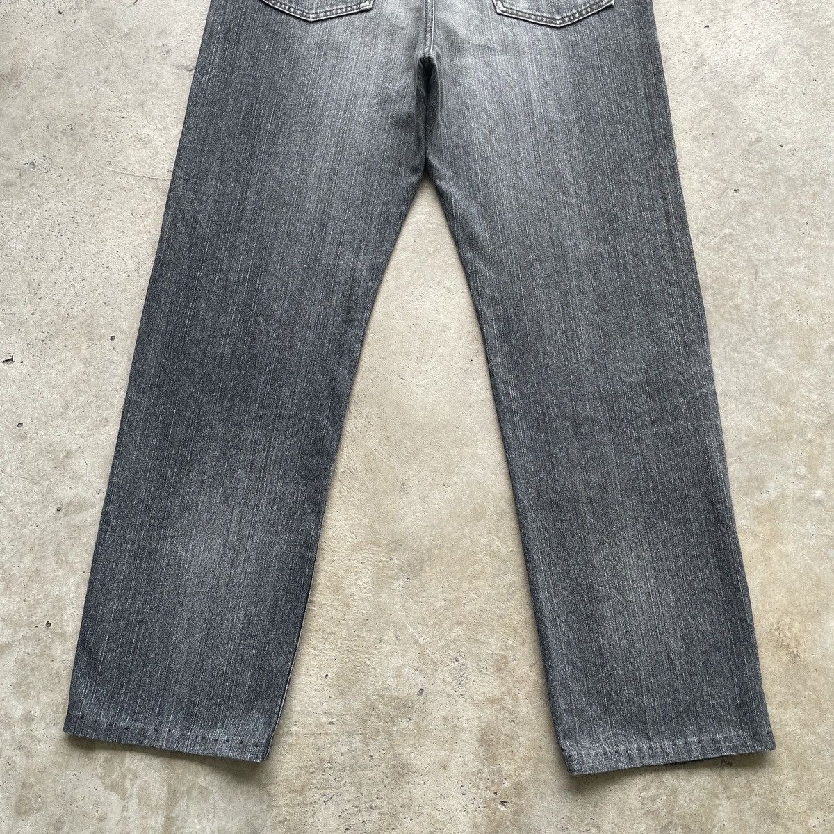 Japanese Brand × Jean × Vintage Vintage Japanese Black Faded Denim Jeans Pants W33x30.5 Size US 33 - 11 Thumbnail