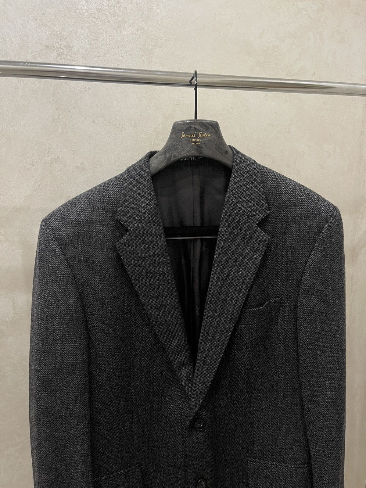 Piattelli Piattelli wool blazer vintage sport coat/classic jacket Size 48R - 3 Thumbnail