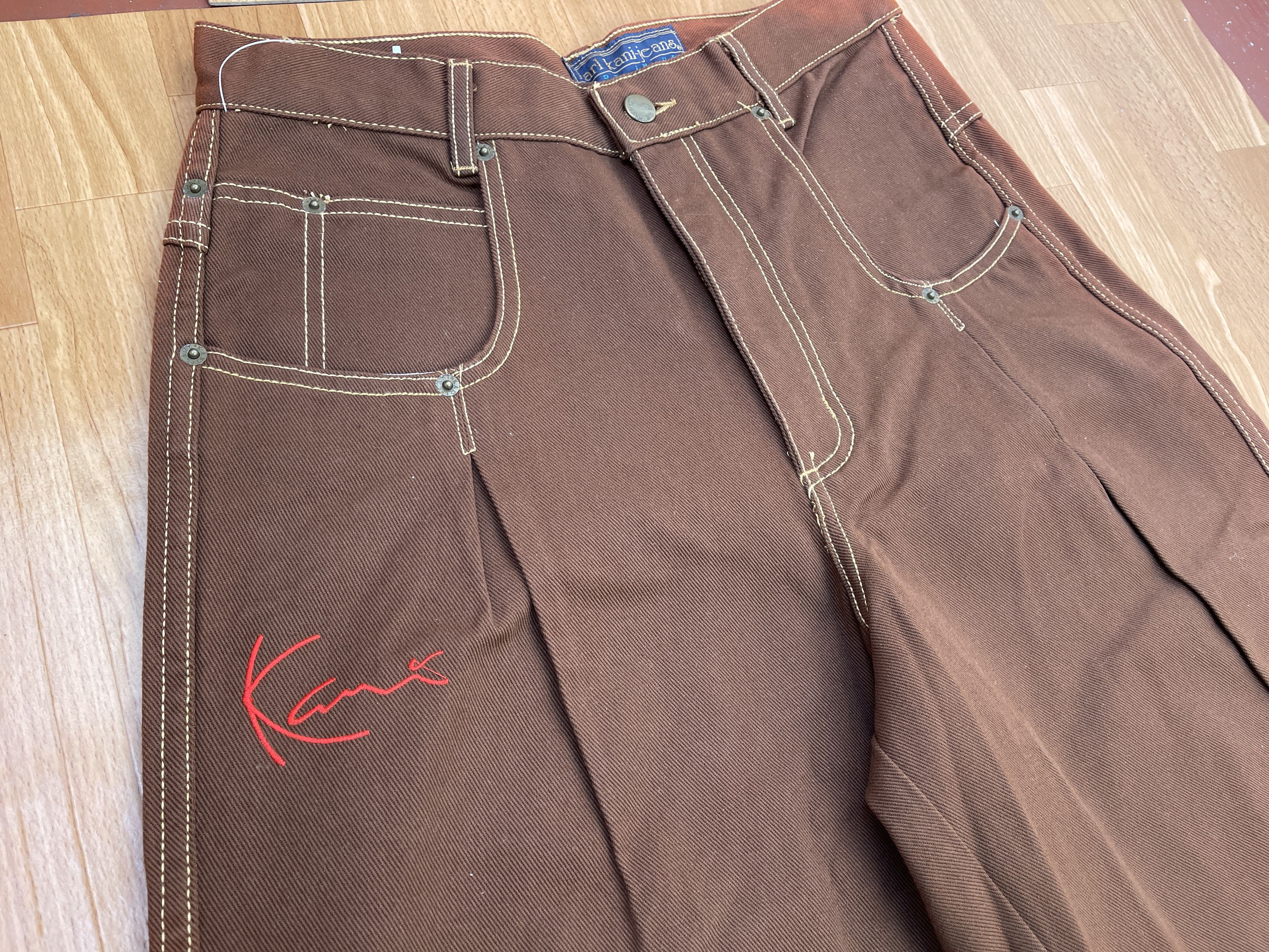 Karl Kani KARL KANI jeans, baggy, vintage Kani jeans, 90s hip hop W 30 Size US 30 / EU 46 - 10 Thumbnail