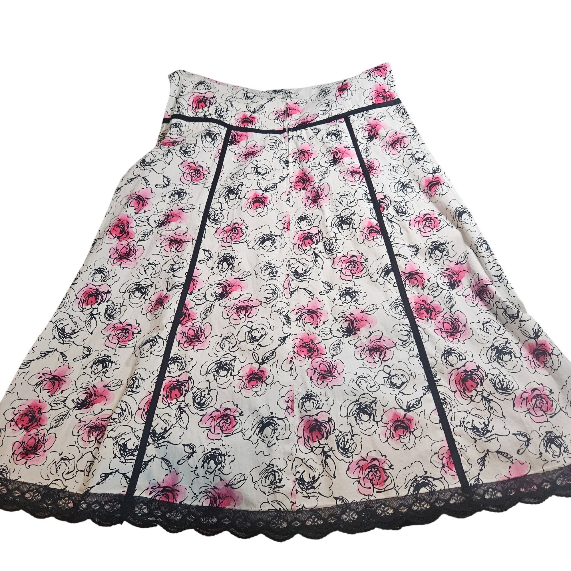 Other Sag Harbor Woman Rose Print Dress Size 12 Romantic Cottageco Size XL / US 12-14 / IT 48-50 - 5 Thumbnail
