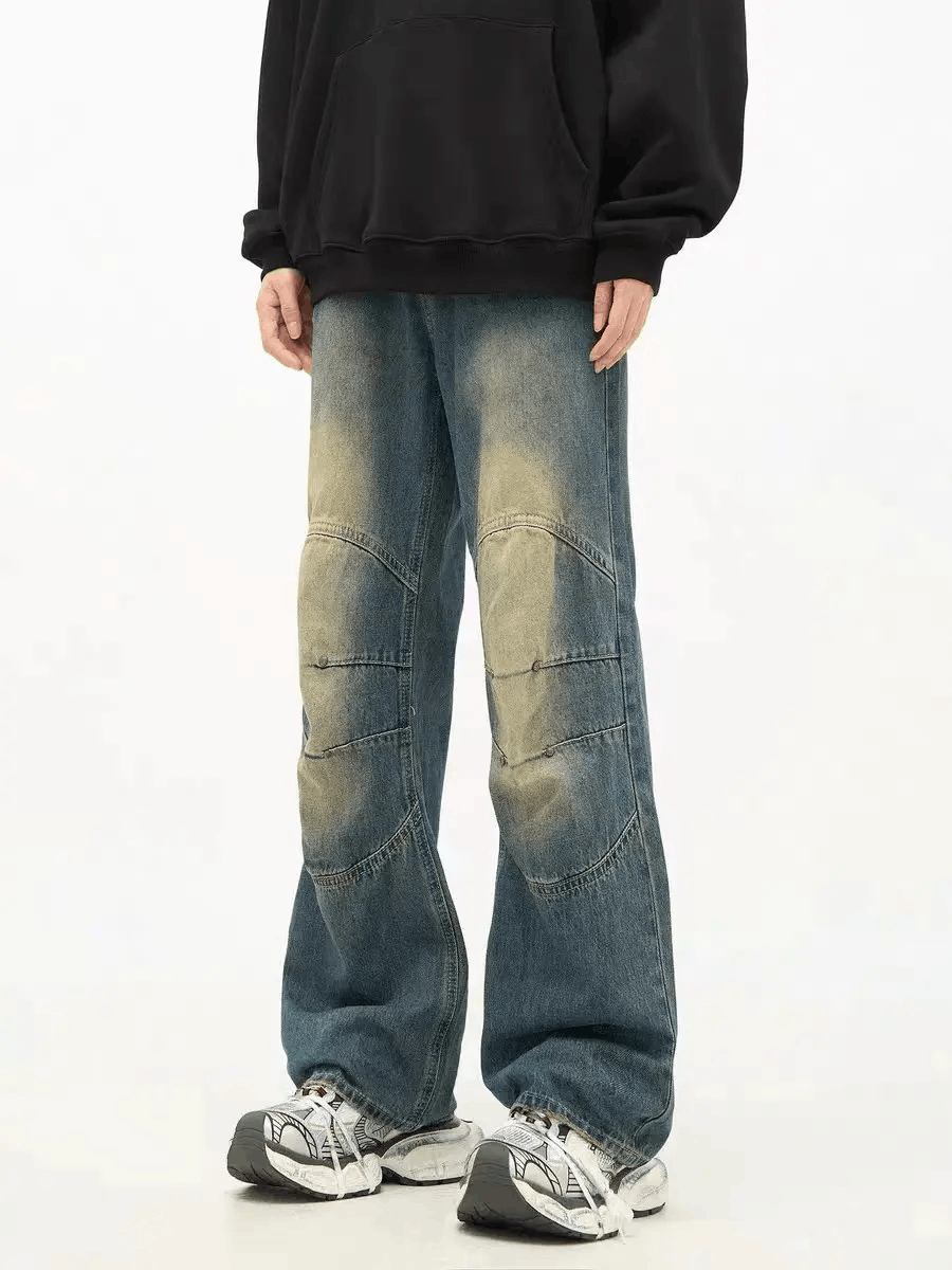 Jean × Vintage Vintage washed and frayed street hip hop Y2K jeans Size US 30 / EU 46 - 3 Thumbnail