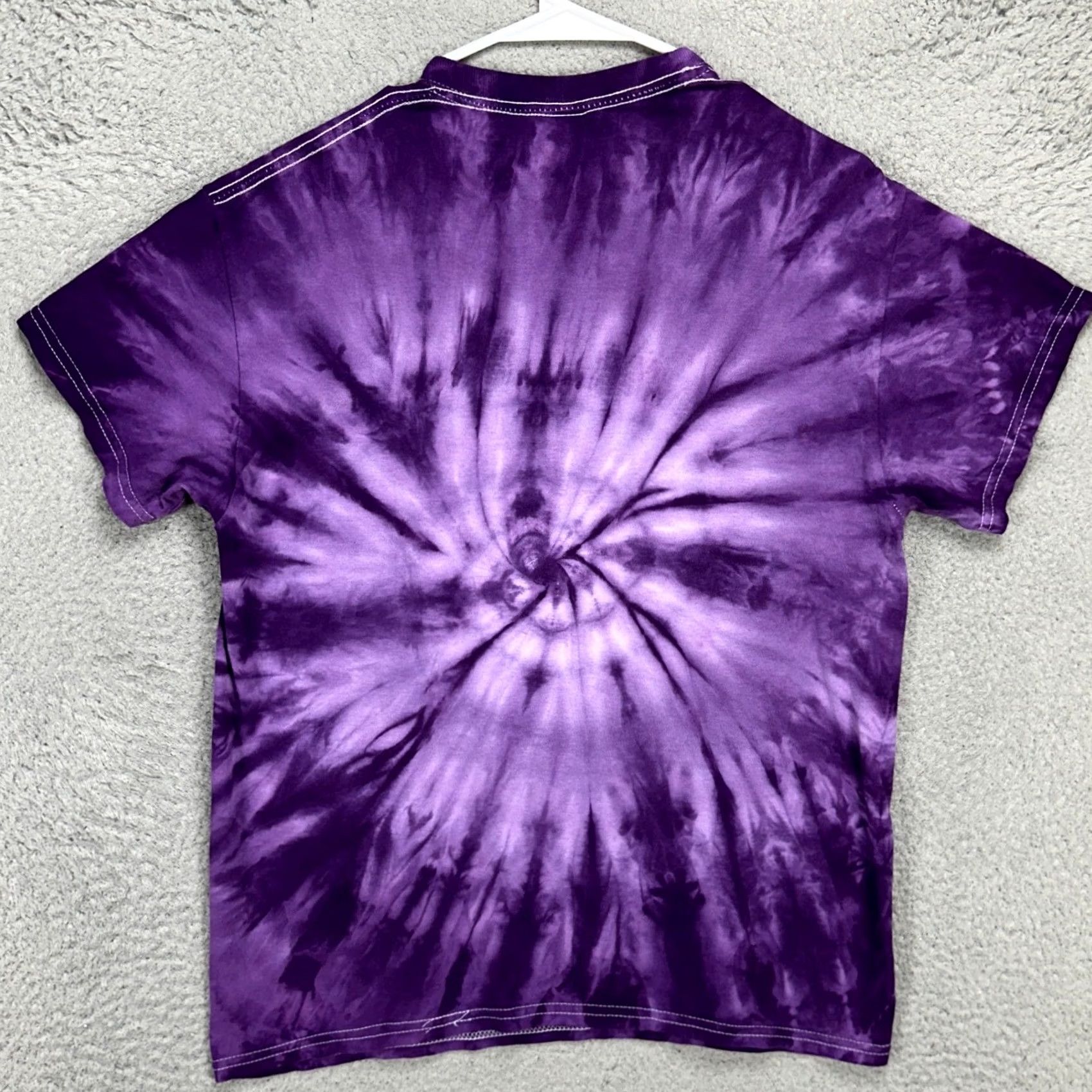 Mitchell & Ness Mitchell Ness Toronto Raptors T-Shirt Men Hardwood Classic Purple Tie Dye Short Sleeve Crew Neck Medium Graphic Print 40in Chest 26in Length Mens Size US M / EU 48-50 / 2 - 3 Thumbnail