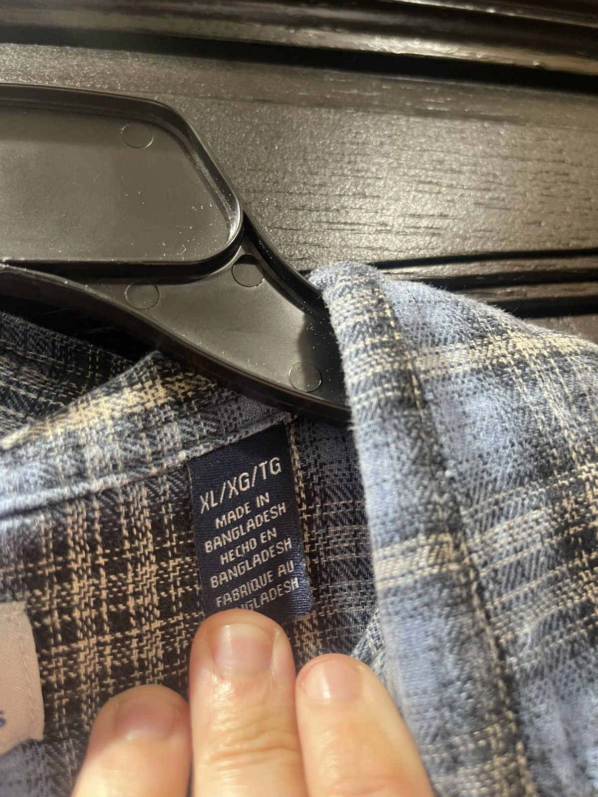 Wrangler Wrangler Wrancher Western Shirt Mens Blue Plaid Flannel Size US XL / EU 56 / 4 - 3 Thumbnail