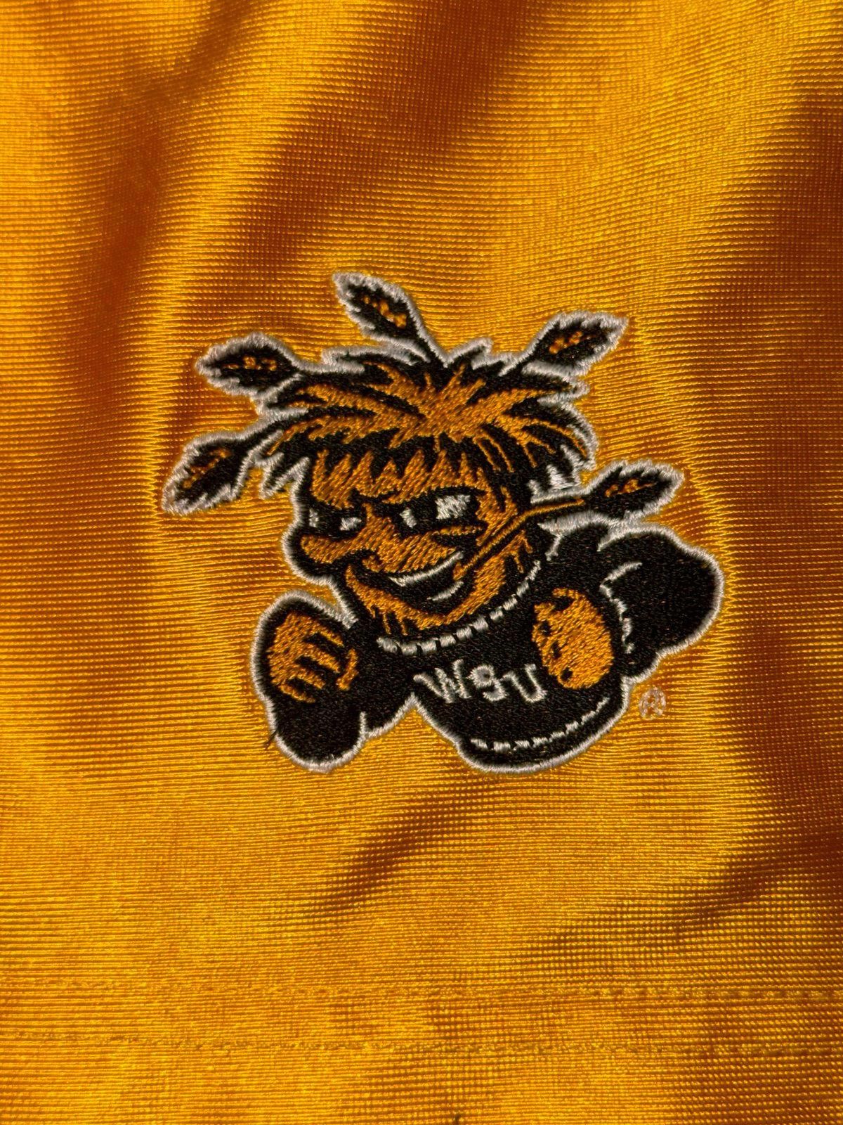 Nike Witchita State Shockers Gold Dazzle Satin Shorts Mens XL 90s Size US 36 / EU 52 - 7 Thumbnail