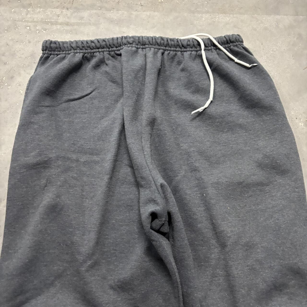 Japanese Brand × Vintage Crazy Vintage Y2K/2000s Baggy Grey Streetwear Skater Style Sweatpants! Size US 36 / EU 52 - 4 Thumbnail