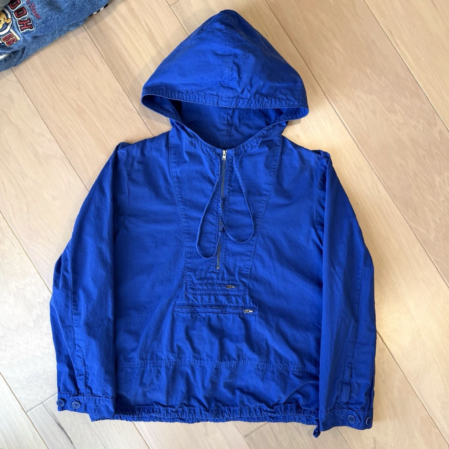 J.Crew J Crew Anorak Shirt Small Blue 1/2 Zip Cotton Pullover Heritage Military Workwear Mens Size US S / EU 44-46 / 1 - 2 Thumbnail