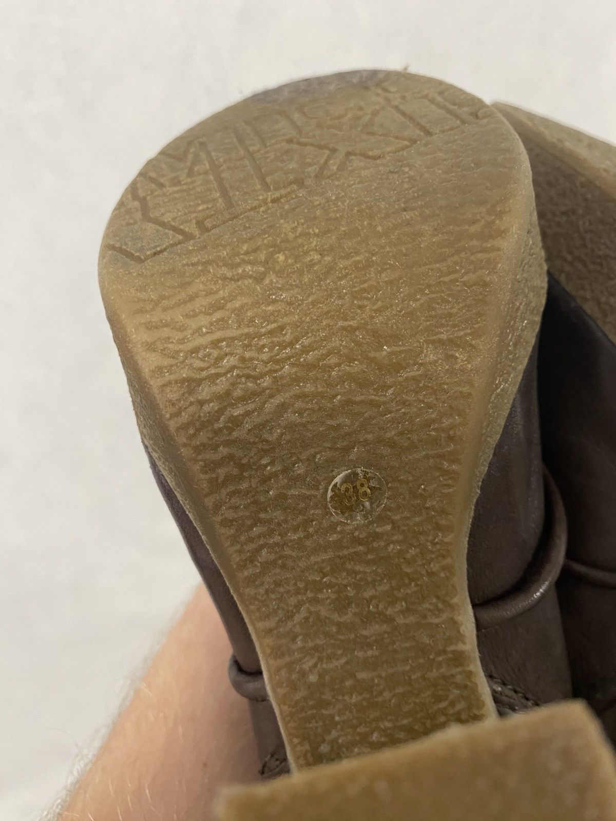 Miss Sixty Rare Y2K Miss Sixty Brown Leather Heels High Boots Size: 38 Size US 8 / IT 38 - 12 Thumbnail