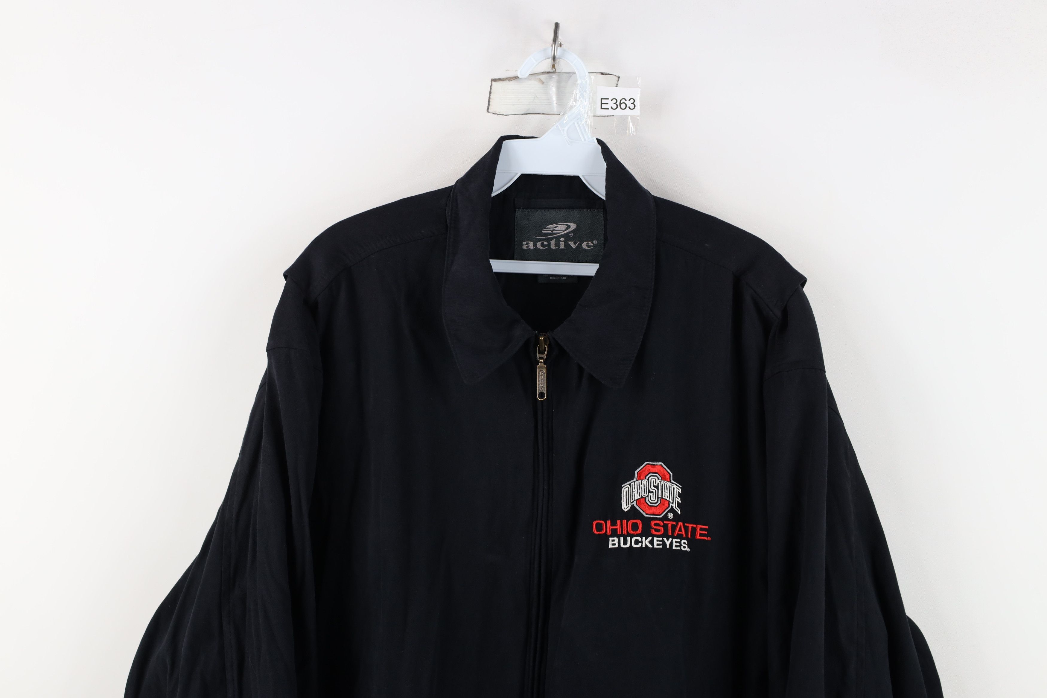 Vintage Vintage 90s Ohio State University Microfiber Bomber Jacket Size US L / EU 52-54 / 3 - 2 Thumbnail