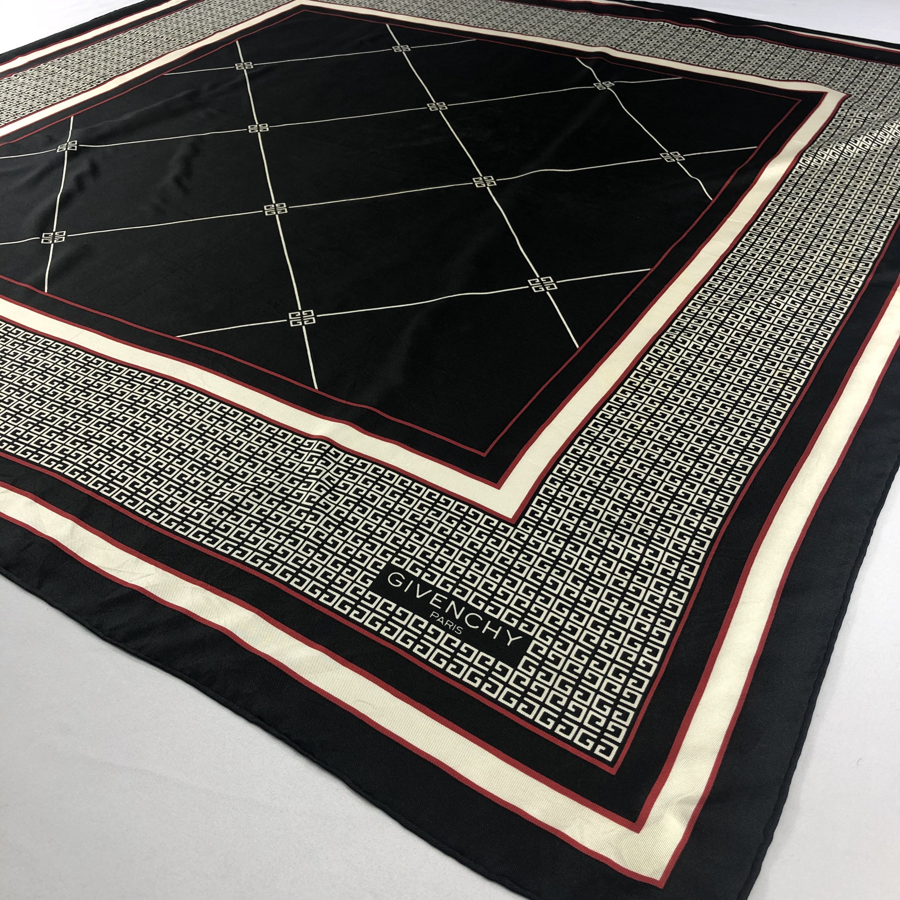 Vintage Vintage Givenchy Silk Scarf Size ONE SIZE - 3 Thumbnail