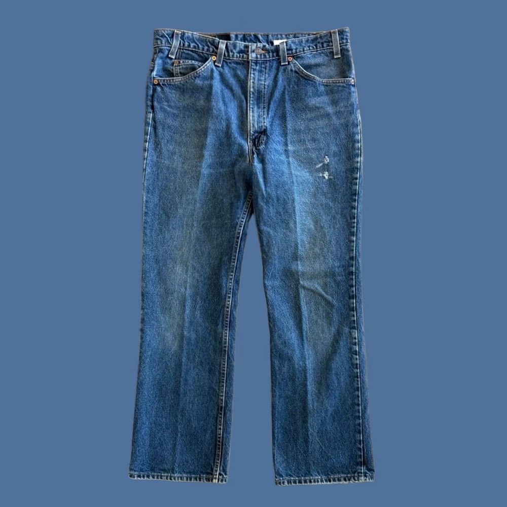 Levi's VINTAGE Levi’s 517 Orange Tab Jeans 90s Mens 36x30 Made In USA Blue Size US 36 / EU 52 - 1 Thumbnail