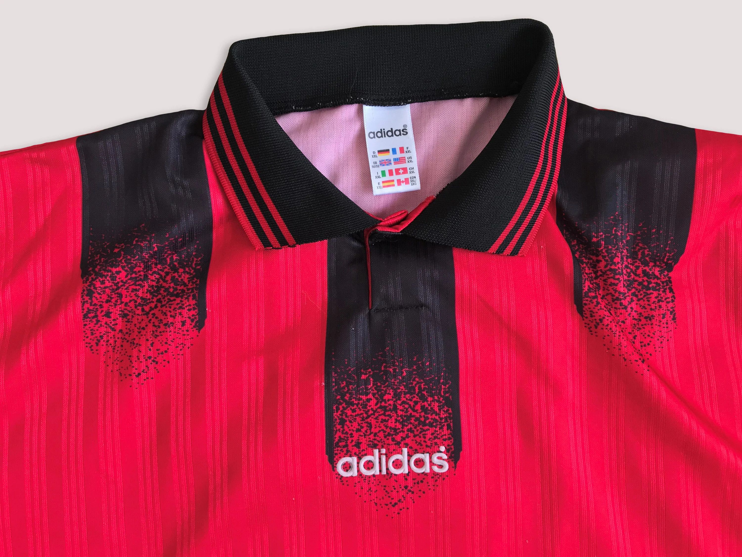 Adidas Vintage 90s ADIDAS Jersey Football Soccer Long Sleeve Kit Size US XXL / EU 58 / 5 - 4 Thumbnail