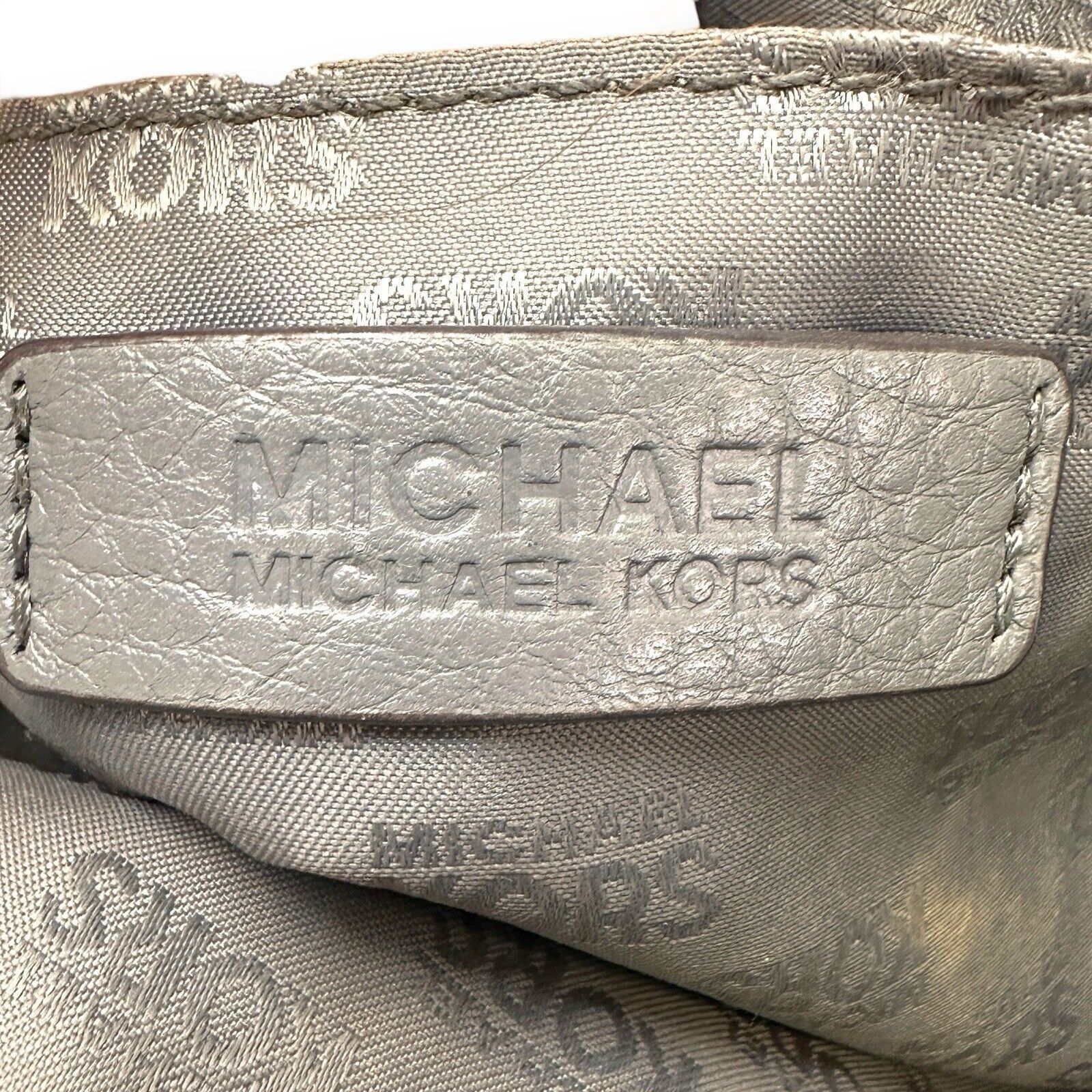 Michael Kors Michael Kors Hamilton Satchel Tote Shoulder Strap Gray 1981 Size ONE SIZE - 17 Thumbnail