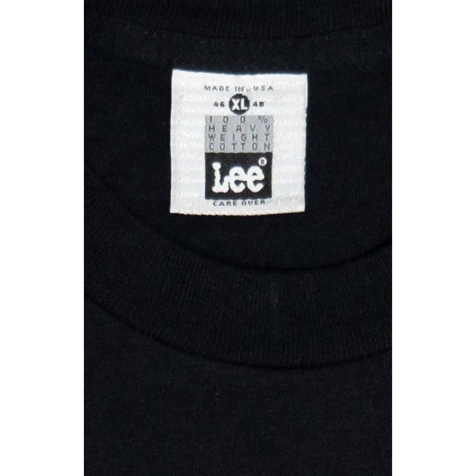 Lee VINTAGE Lee "Bonanza Bonanza Bonanza" Embossed Print T-Shirt Adult X-Large Black 1990s Size US XL / EU 56 / 4 - 3 Thumbnail