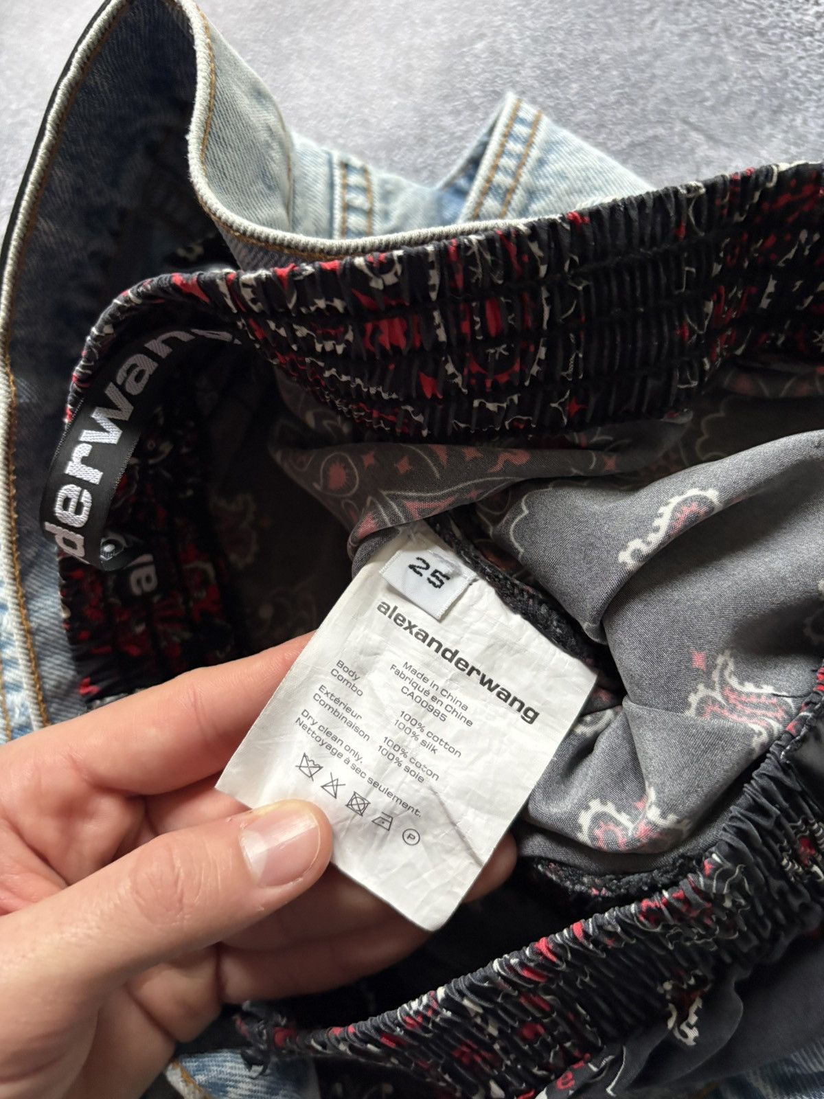Alexander Wang Alexander Wang Y2K Distressed Layered Boxer Jeans Size 25 Size 25" / US 0 / IT 36 - 13 Thumbnail