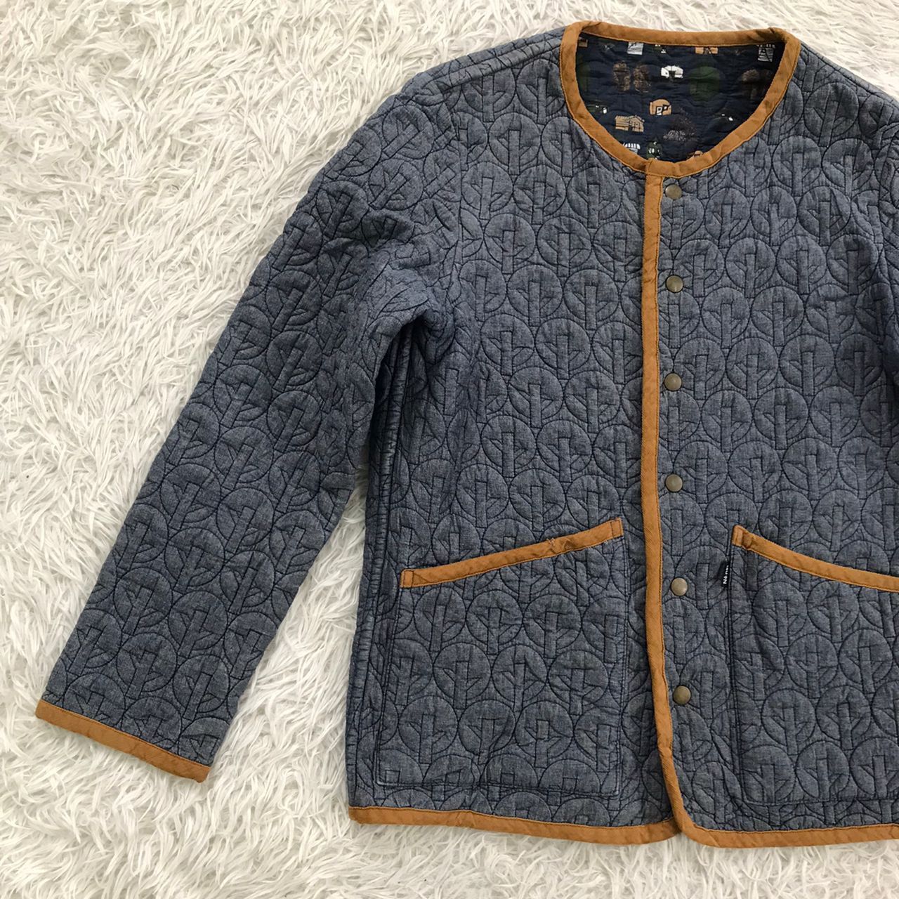 Ne-Net Ne-Net by Issey Miyake Reversible Jacket Quilted Art Design Size US L / EU 52-54 / 3 - 12 Thumbnail