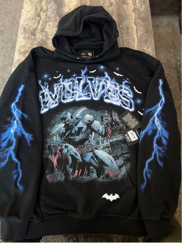 Darc Sport DarcSport - (XL) - Roided OUT BATMAN Hoodie Black/Blue RARE Size US XL / EU 56 / 4 - 1 Thumbnail